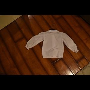 Peter Pan girls white collar shirt